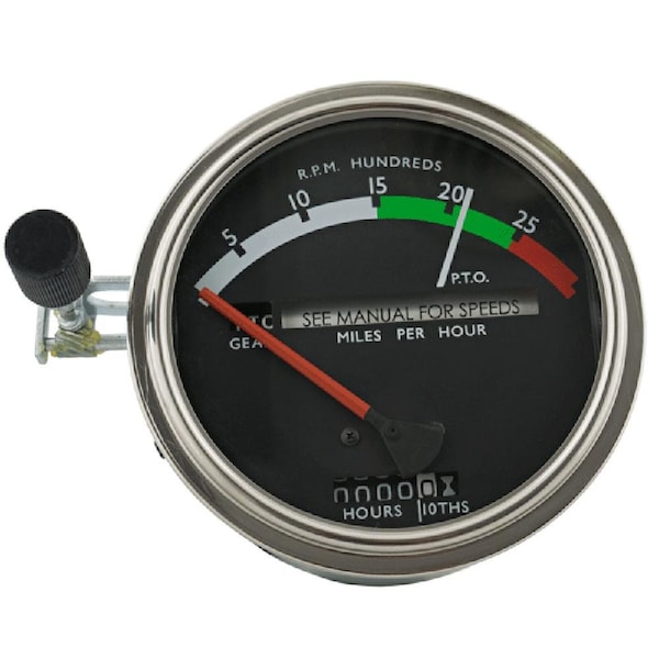 Aftermarket Tachometer Gauge Fits John Deere 4020 2520 3020 2510 AR32830 AR50405-RED - main
